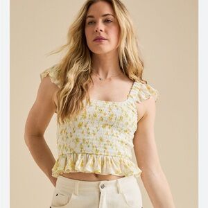 Altar'd State Greta Floral Top